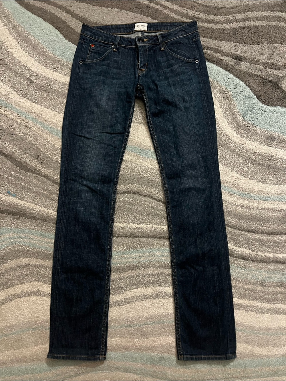 Hudson Jeans Women's Slim Straight Dark Indigo Denim